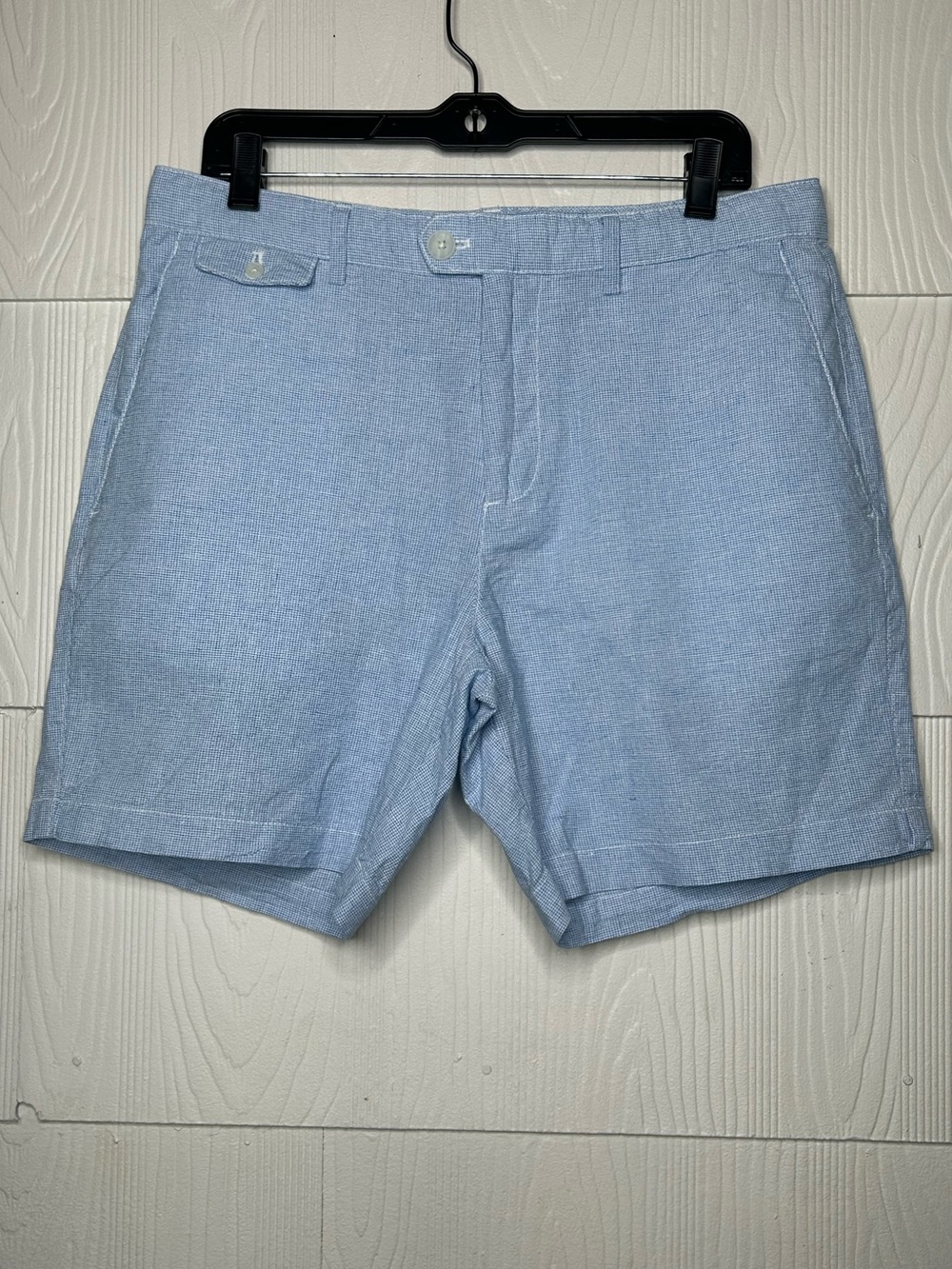 Banana Republic Light Blue Flat-Front Men's Shorts